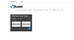 Desktop Screenshot of islandsrealestate.net